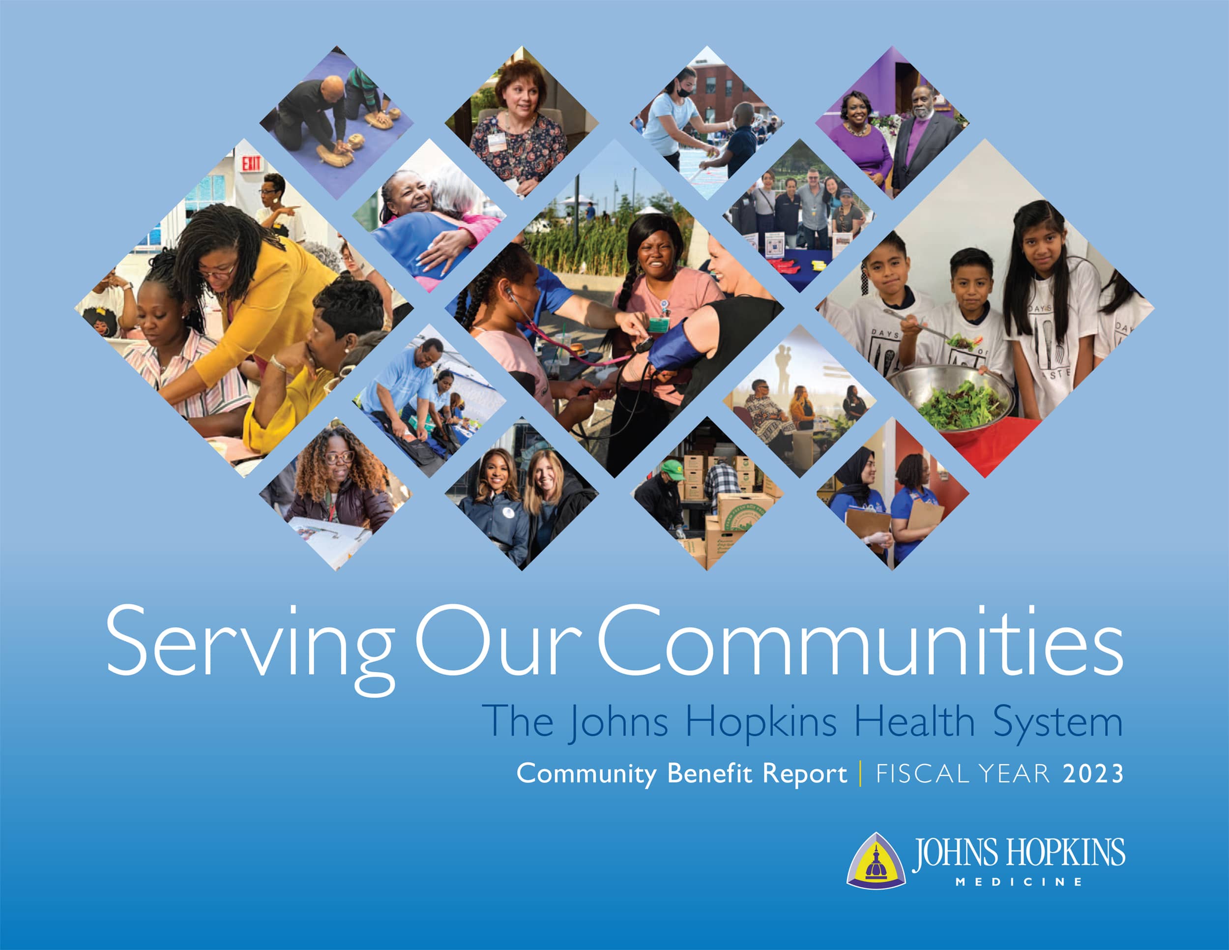Johns Hopkins Community Benefit Report 2023 Cover