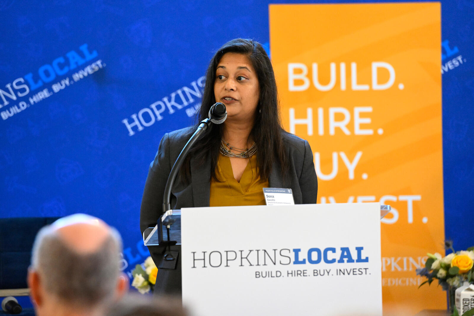 Speaker at a HopkinsLocal event