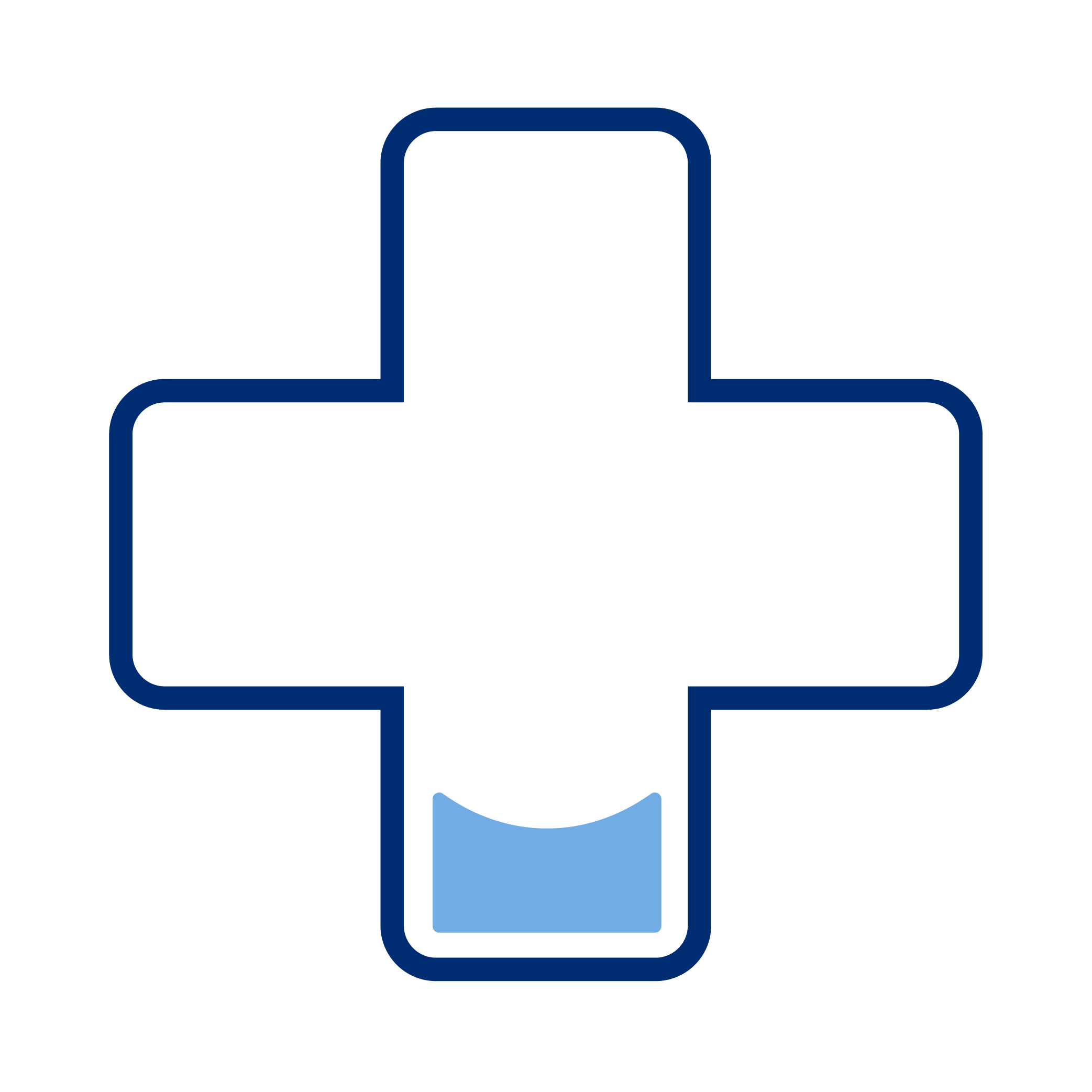 Red cross icon